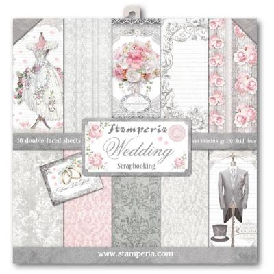 Stamperia Paper Pad - Wedding